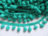 YYRAFT One Roll 18 Yards Ball Fringe 7/8" Wide Pom Pom Trim Ribbon Sewing (pom Size 12mm, Teal)...