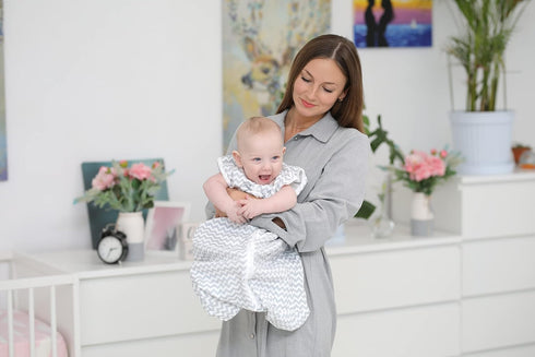 Baby Sleeping Bag Sack – Infant Sleeping Bags - Pure Cotton Wearable Blanket Baby Sleep Bag – Unisex Zip Up Baby Bag for Boys and Girls (Grey Clou...