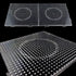 H&W 6PCS 5mm Fuse Beads Boards, Large Clear Pegboards Kits, with Gift 4 Lroning Paper (WA3-Z6)...