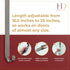 Haute Decor Adjustable Length Wreath Hanger - 20 Lb. Capacity...