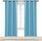 NICETOWN Kitchen Blackout Window Curtain Panel Home Fashion Thermal Insulated Solid Grommet Room Darkening Drape for Apartment (Teal Blue, 1 Panel...