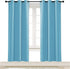 NICETOWN Kitchen Blackout Window Curtain Panel Home Fashion Thermal Insulated Solid Grommet Room Darkening Drape for Apartment (Teal Blue, 1 Panel...