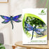 HONGLAND Metal Dragonfly Decor, Dragonfly Outdoor Wall Decor, Metal Wall Art, Dragonfly Ornaments Wall Sculptures Gifts Hanging Decorations for Ga...
