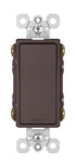 Legrand radiant TM874DBCC6 15 Amp Rocker Wall Switch, 4-Way Decorator Light Switches, Dark Bronze (1 Count)...