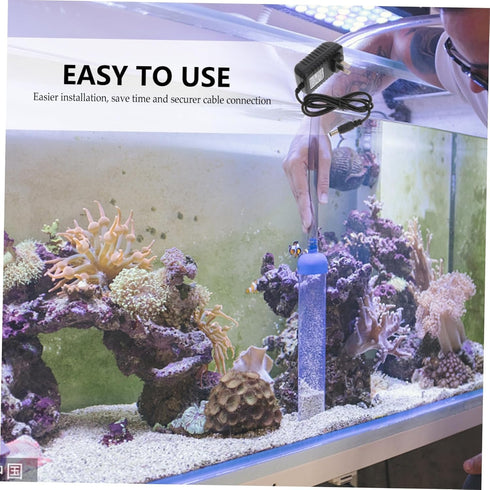 POPETPOP 2PCS Aquarium Light Power Adapter AC110- DC12V 1A, Fish Tank Light Switching Power Supply Converter, Fish Lamp Power Adapter with Indicat...