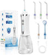H2ofloss Water Dental Flosser Cordless, 300ML Rechargeable Oral Irrigator for Teeth Cleaning, Portable & IPX7 Waterproof Teeth Cleaner Pick for Br...
