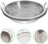 1 Set Mesh Drain Pan Oil Draining Net Egg Steamer Rack Stovetop Barbecue Grill Fried Food Serving Tray Roasting Pans for Ovens Stainless Steel Foo...
