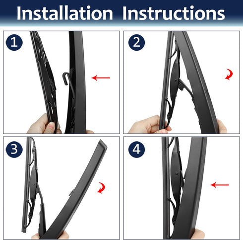 X AUTOHAUX Rear Windshield Wiper Blade Arm Set for Buick Encore 2012-2016 2018-2022...