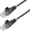 StarTech.com 1.5 m CAT6 Cable - Slim CAT6 Patch Cord - Black - Snagless RJ45 Connectors - Gigabit Ethernet Cable - 28 AWG (N6PAT150CMBKS)...