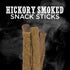 Premium Hickory Smoked Real Beef Dog Treats - Bully Snap Stick, 12 pack - Reward, Puppy & Dog Training Treats - USA Smoked & Packed - No Additives...