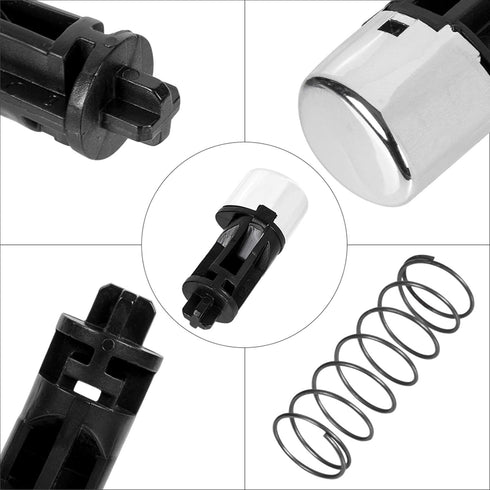 Shifter Shift Button Knob Repair Kit with Spring Compatible with Honda 1998 1999 2000 2001 2002 Accord Automatic Transmission 54132-S84-A81...