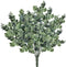 Supla 3 Pcs Realistic Eucalyptus Leaves Bushes Artificial Greenery Stems Faux Eucalyptus Branches in Grey Green 14.6" Tall for Vase Bouquets Wreat...