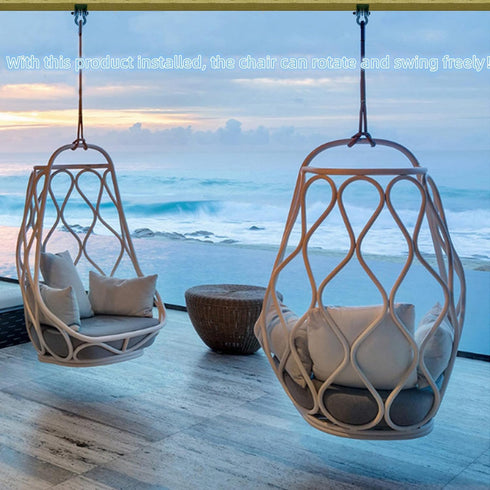Stainless Steel Swing Hanger 1500LB Capacity for Swing Seat Porch Yoga Hammock Chair Sandbag Indoor Outdoor ?Bule...