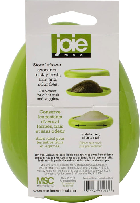 Joie Fresh Stretch Pod Avocado Storage Container, Silicone Food Saver, Keeps Leftover Produce Flavorful and Firm in Fridge, Reusable Kitchen Gadge...