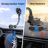 pop-tech Suction Cup Phone Mount for Socket User, Dashboard Car Phone Holder Cradle with 7.5 Inch Long Arm Gooseneck & Anti-Shake Stabilizer Compa...