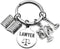 Lawyer Keychain, Lawyer Attorney Keychain, Scales of Justice, Justice Gavel, Law Book, Lawyer Charm, Justice Keychain, Law Student Gift, Lawyer Gi...