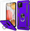 MERRO for Galaxy A42 5G Case with Screen Protector,Military Grade Shockproof Protective Phone Cover Pass 16ft Drop Test with Magnetic Kickstand an...