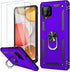 MERRO for Galaxy A42 5G Case with Screen Protector,Military Grade Shockproof Protective Phone Cover Pass 16ft Drop Test with Magnetic Kickstand an...