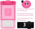 3 Pack Waterproof Float Phone Pouch with Neck Trap and Armband, Waterproof Phone case, Dry Bag Outdoor Beach Bag for iPhone, Samsung Galaxy, and O...