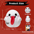 Halloween Ghost Plush Pillow - Cuddly Double-sided Ghostface Plush Doll,Trick or Treat, 9.4"Soft Ghost Stuffed Animal Toy Gifts for Boys Girls,Hal...
