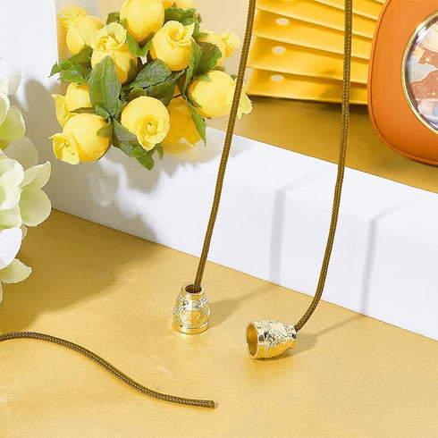 PH PandaHall 1.5mm 100 Yards Camel Nylon String for Bracelets, Beading Thread Nylon Cord Blind Cord Braided Lift Shade Cord Wind Chime Replacement...