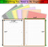 Spiral Notebooks, 6 Pack, 1-Subject, College Ruled Paper, 8.5 x 11, 70 Sheets of 70g/? Paper, Durable PP Cover, For School, Office, Business, Prof...
