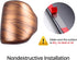 AntBooBoo for Honda CRV CR-V 2017 2018 2019 2020 2021 2022 Gear Shift Knob Cover Peach Wood Grain Interior Decoration for CR V (Gear Shift Knob Co...