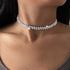 Rhinestone Chokers Silver Choker NecklaceCrystal Necklaces Sparkly Neck Jewelry Prom Accessories for Women and Girls...
