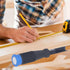 Right Angle Chisel, Squaring Corner Chisel ChromeSteel TPR Handle, Timber Framing Corner Chisel and Quickly Square Up Rounded Corners for Woodwork...