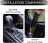 Pack-1 Car Gear Shift Knob, 7In x 1.2In x 0.8In Car Shifter Stick, Universal Automobile Interior Accessories, for Most Manual Cars, Trucks and Van...