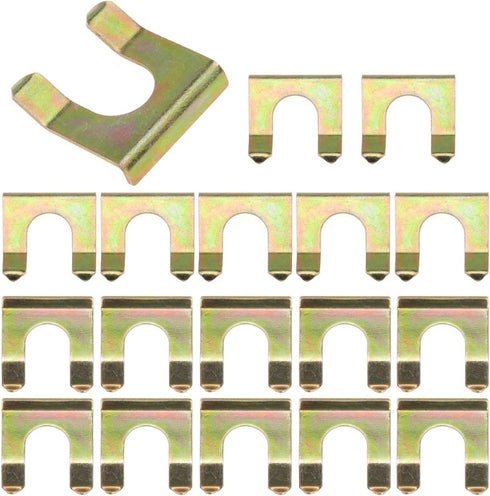 Brake Line Clips Parking Brake Cable Clip Brake Line Retainer U Shaped Brake Hose Bracket Brake Hose Lock Hose Retaining Clip for Trucks Cars Vehi...