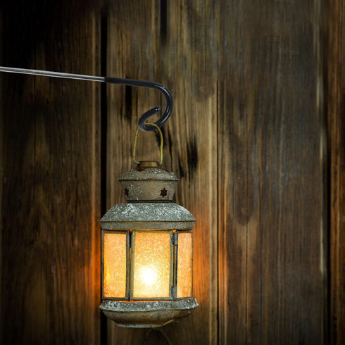 PATIKIL Camping Lantern Hook Hanger, 3 Pack Camping Equipment Non-Slip Tent Lamp Hooks Pole Hanger for Outdoor Hiking, Black...