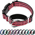 Martingale Dog Collars Reflective Nylon Dog Collar with Quick Release Buckle Adjustable Training No Slip Dog Collar (Large, Cherry Pink)...