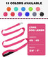 6ft Dog Leash for Small Medium Large Dogs | One-Sided Reflective Nylon | Padded Handle | 1 inch Wide | Hot Pink...