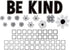 Teacher Created Resources Black and White Floral Be Kind Bulletin Board (TCR6801)...