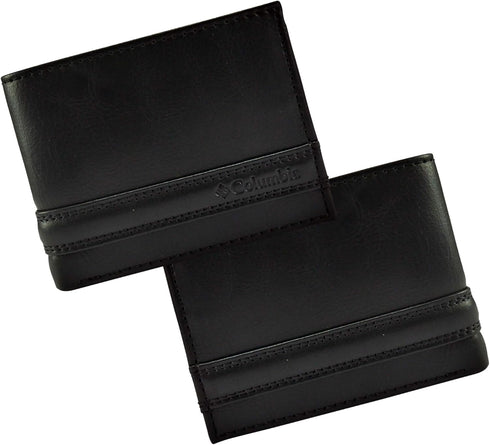 Columbia Men's Leather Traveler Wallet...
