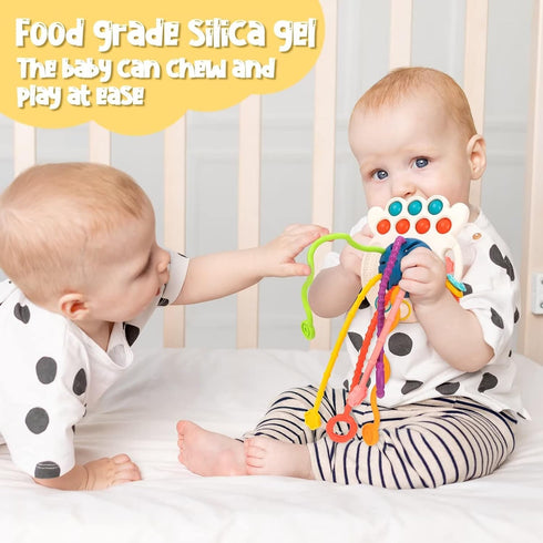 Baby Toys 6 to 12 Months,Montessori Toys for 1 Year Old Boy Girl Baby Sensory Toys for Babies 12-18 Months Pull String Toys for Birthday Gifts Inf...