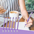 6 Pcs Blue Ink Ballpoint Pen with Stylus Tip 2 in 1 Ballpoint Pen Metal Pens Stylus Pen for Touch Screens School Office Coworkers (Purple)......