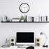 Foxtop Black Wall Clock Silent Non-Ticking 12 Inch Quartz Battery Operated Round Analog Wall Clock for Classroom School Office Living Room Bedroom...