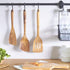 FAAY 11.5 Inch LEFT Hand Teak Wood Spatula/Turner | Versatile Spatula, Durable, Healthy and High Moist Resistance for Non Stick Cookware...