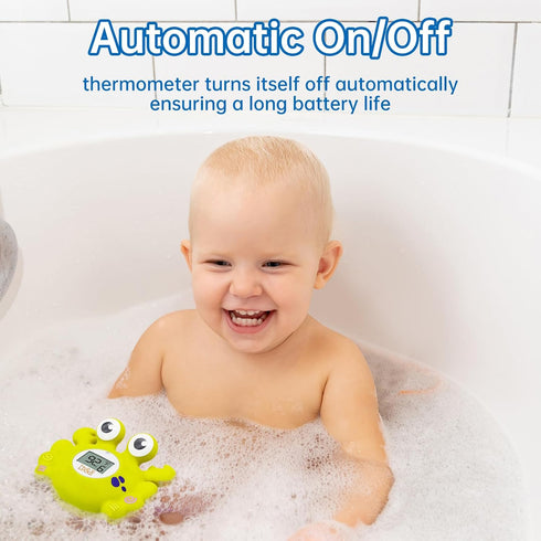 b&h Baby Bath Thermometer, Toddlers Bathtub Water Thermometer, Baby Room and Bath Floating Toy Safety Thermometer, Fahrenheit and Celsius...