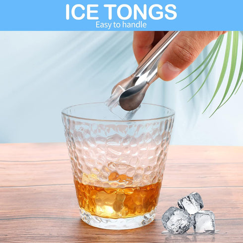 18PCS Mini Tongs for Appetizers, 5Inch Serving Tongs, Ice Tongs Appetizer Tongs, Small Tongs for Serving Food, Kitchen Utensils for Sugar Cubes, C...