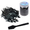 100 Pieces Cosmetic MakeUp Disposable Plastic 2.5" Spatulas For Skin Care Facial Cream Mask Spatula (BLACK)...