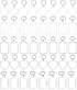 40 Pcs Acrylic Photo Frame Keychain, 5 Styles Pendant Picture Frame Keyrings Photo Insert Keyrings for Personalized Keychains...