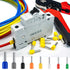 800 Pcs Wire Ferrule Connectors Kit, AWG 22-10 Wire Ferrules Terminals Connectors Kit, Copper Nylon Insulated Cord Pin Ends Crimp Ferrules Connect...