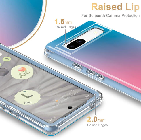 Esdot for Google Pixel 7A Case with Built-in Screen Protector,Military Grade Rugged Cover with Fashion Cute Designs for Women Girls,Protective Pho...