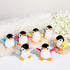 12 Pieces Christmas Mini Plush Penguin Stuffed Toys Animal, Cute Small Baby Penguin Stuffed Doll Keyholder Bag Pendant Christmas Birthday Party Fa...
