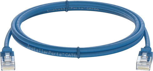 InstallerParts Ethernet Cable CAT8 Cable 3 FT - Blue - Professional Series - 40Gigabit/Sec Network/High Speed Internet Cable for Router, Modem,Gam...