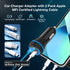 MOCA for iPhone 51W Fast Charger, USB C Dual Ports W/ 2pcs 3.3ft A-P/C-P Cable Car Charger Adapter for iPhone 13 12 11 Pro/XS/XR/SE/X 8/iPad/AirPo...