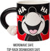 Silver Buffalo Disney Mickey Mouse Laughing Face 3D Sculpted Handle Ceramic Mug, 20 Ounces...